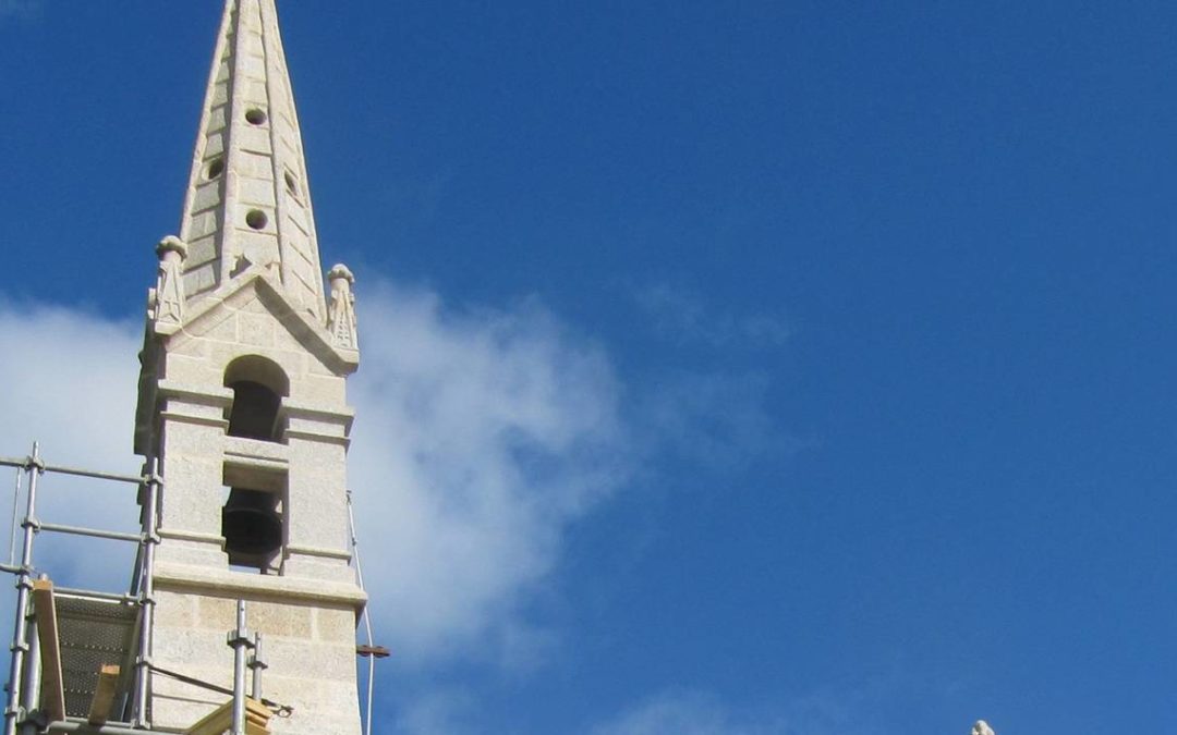 Le chantier de la chapelle de La Clarté avance © Ouest-France