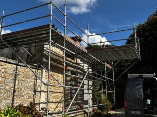 Restauration couverture chateau